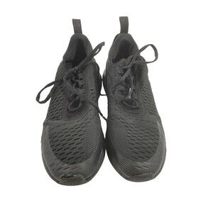 Nike Air Max 270 (GS) Triple Black Shoes BQ5776-001  SZ- 7Y running jogging